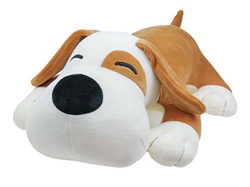 HOUSN Cute Long-Eared Dog Soft Plush Toy Throw Pillow, Stuffed Animal, Brown, Gifts