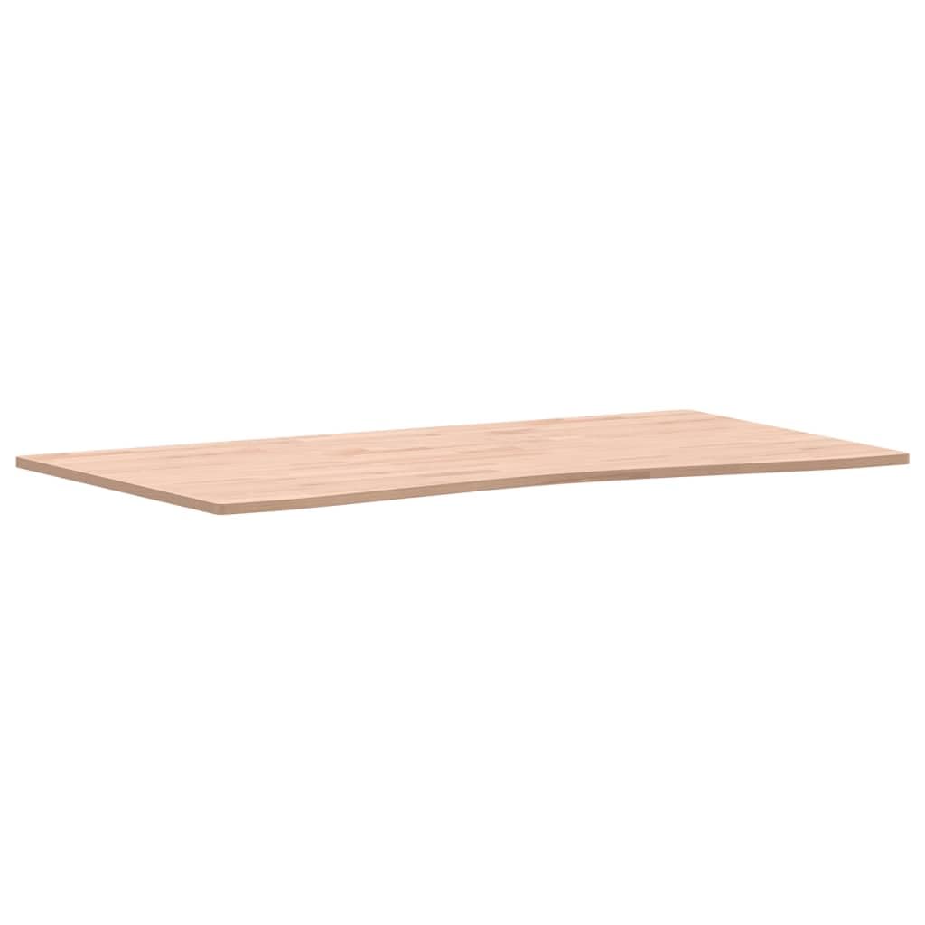 Akcesoria do mebli do biura domowego, części i akcesoria biurka, blat biurka 110 x (55-60) x 1,5 cm, lite drewno bukowe