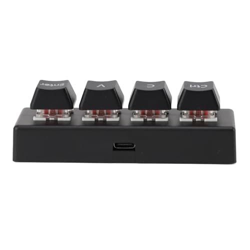 Teclado Gamer Fabateroes3cfgqip-11 USB 4 Teclas miniatura 4