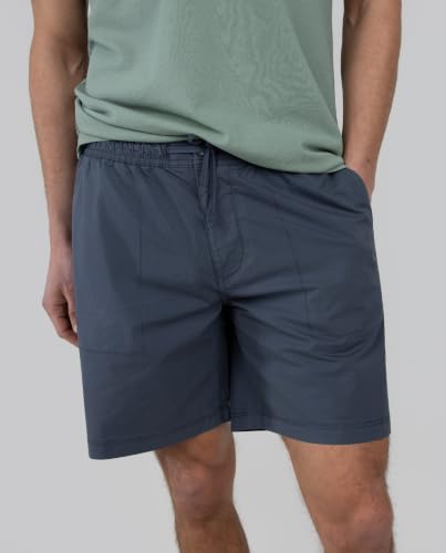 Bermuda Carpintera Marino El Ganso de algodón para hombre en azul oscuro 3