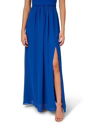 Image of Adrianna Papell One Shoulder Chiffon Gown