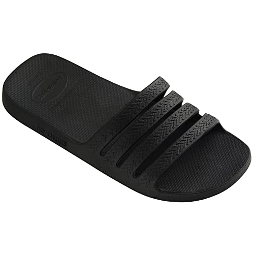 Chinelo Slide Stradi, Havaianas, Unissex, Preto, 35