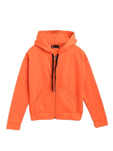 Image of Alano Unisex-Child Wool Blend Comfortable and Stylish Hooded Full Sleeve Lightweight Sweatshirt