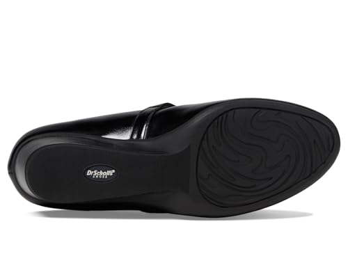 Dr. Scholl's Women's Be Ready Mary Jane Flat, Black Faux Leather, 8.53