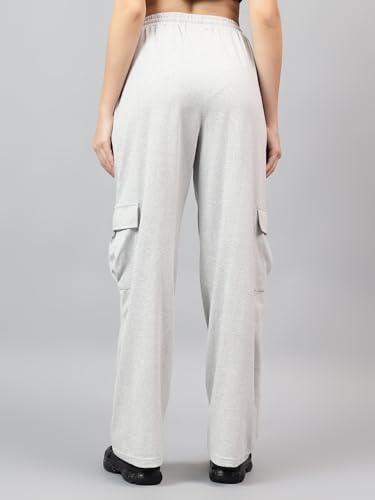 Image of KOTTY Women's High Rise Relaxed || Straight || Joggers Fit Cargo's for Pants || Trousers