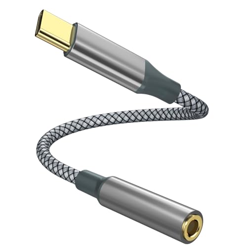 USB C - Aux オーディオドングルケーブルコード Type C - 3.5mmメス ヘッドホンジャックアダプター iPhone 15 Pro Max/15 Pro/15 Plus Samsung Galaxy S23/S22/S21 Ultra、i