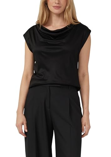 T-Shirt avec col Cascade Femme s.Oliver 2177023 top drapé chic en lot de 1