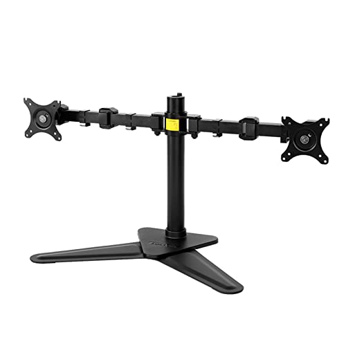 Soporte de escritorio D2D doble monitor para eliminar el dolor de cuello y ahorrar espacio