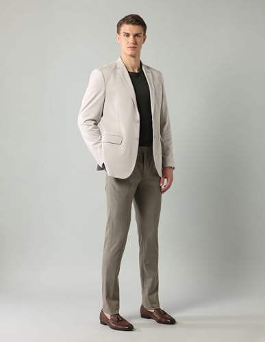 Image of Arrow Knitted Blazer for Men - Slim Fit, Button Closure Casual Blazer for Men