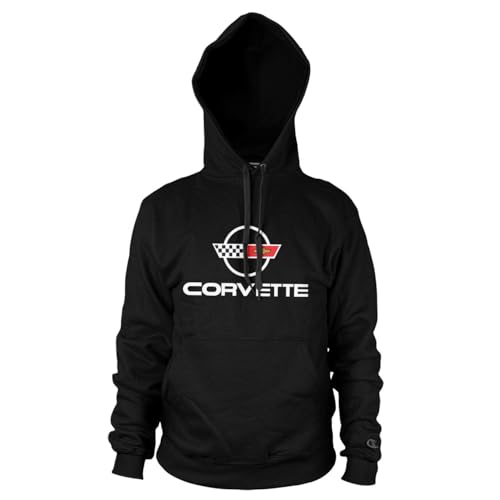 Sweat à capuche Corvette C4 aux finitions soignées et logo Chevrolet officiel