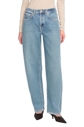 FRAME Women's Low Slung Barrel Jeans