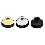 3pcs Saxophone Mute Saxophone Noise Reducer Alto Sax Sound Mute Practice Sound Muffler Muffler Reno Denoiser Abs Round