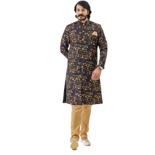 Men's Cotton Blend Kurta Pajama