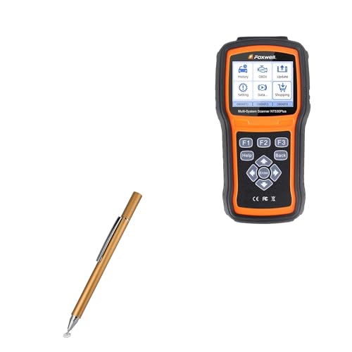 BoxWave Stylus Pen Compatible with Foxwell NT530Plus - FineTouch Capacitive Stylus, Super Precise Stylus Pen - Champagne Gold