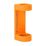 Forgelevel Mutus Schalldämpferhalter Größe M (Ø 48mm) Neonorange – magnetisch, Zellkautschuk-Rücken (bis 7 kg), belüftete vertikale Lagerung, passend mit Cover, Made in Germany