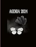 Agenda 2024 Tapa Dura (8.5 x11) Con Estilo Gótico Victoriano, Planificación diaria Semanal y mensual.: Un diario gótico victoriano para planificar tu ... de misterio y encanto. (Spanish Edition)
