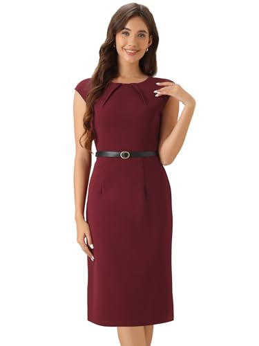 Allegra K Elegantes Etuikleid