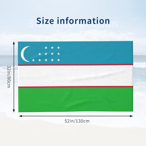 Serviette de bain Ouzbékistan microfibre douce finitions premium - 3