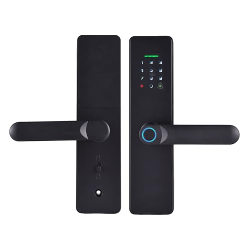 Swokely Smart Lock WiFi Keyless Entry Door Lock Ty App/impronta Digitale/password/card/meccanico Metodi di Sblocco per 35-60 Mm Spessore Office Porta della Camera