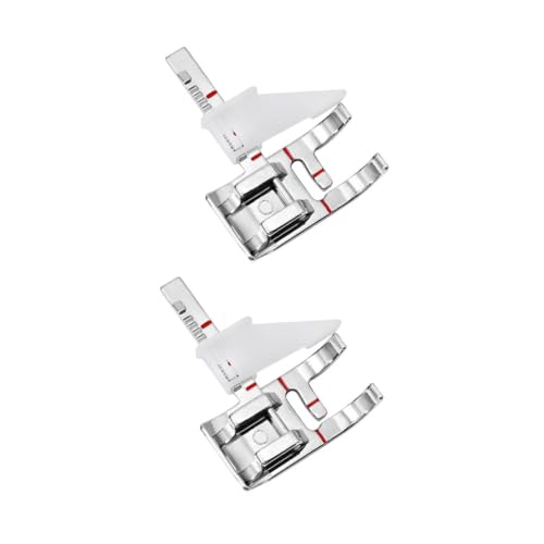 2 Piezas Pie Prensatelas Ajustable para Máquina de Coser miniatura 1