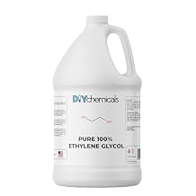 DIYChemicals Ethylene Glycol Concentrate, Technical Grade for Industrial, Solvents, Cosmetics