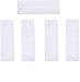 Extensores de Cintura,5 Pack Ajustable Extensor de Cintura Elásticos Extensor de Cierre de Botón para Pantalones Vaqueros Juego Blanco