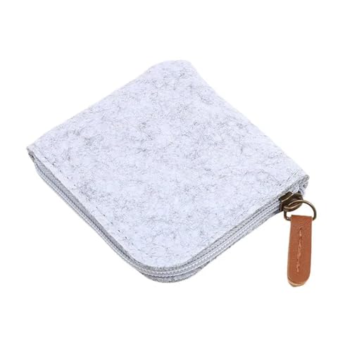Monedero pequeño de fieltro con cremallera pack de 2 organizadores unisex retro