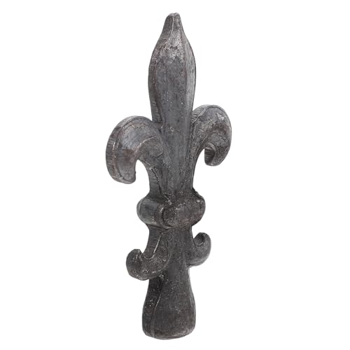Toyvian Puntali per Recinzione in Metallo con Design Europeo Elegante Terminali Decorativi Appuntiti per Pali di Recinzione in Ferro Accessori Saldabili per Recinzioni da Giardino e