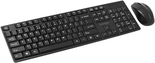 Ensemble clavier AZERTY profil bas et souris sans fil Kensington confort absolu