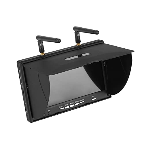 LT5802S 7" 800x480 600CD 5.8G 40CH Diversity LCD Screen Receiver FPV Monitor Built-in 2000mah Battery for FPV Racing Freestyle