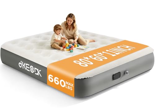 dkesdk Air Mattress Queen with Built in Pump for Family ＆Guest...