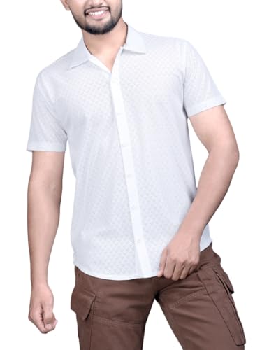 Image of Noble Monk Men's Regular Fit Polo Shirt | 3 /4 Sleeve | Casual Shirt for Men