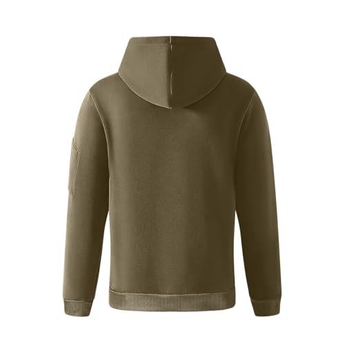 Ymosrh Men's Casual Sweatshirts Hoodies, Long Sleeve Drawstring Pullover Hooded Sweatshirts with Pocket, M-3XL2