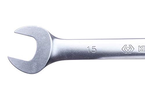 KING TONY 373115M Combination Wrench Con Ratchet 15mm for DIYers & Professionals, Built for Repair and Installation tasks 15mm - Image 3