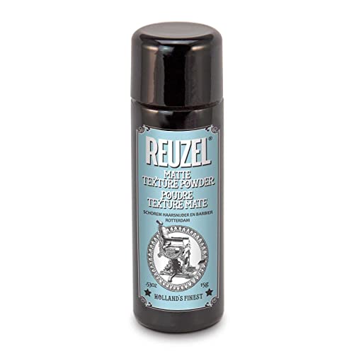 Reuzel Matte Texture Powder - Fácil de aplicar - Mantén un aspecto cuidado - Fórmula ligera - Eleva al instante - Sin sulfatos, sin parabenos y sin testar en animales - 15g