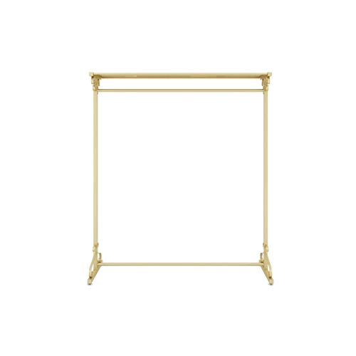 Home Stylish And Simple Wrought Iron Coat Rack, Creative Boutiques Coat Stand Heavy Metal Hangers Bedroom Locker Room Jacket Clothes Rail Dresses And Hats Shelves, Lsxysp, Gold, 135120Cm #TOP25
