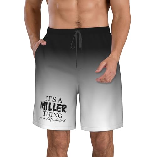 It's A Miller Thing,You Wouldn't Understand Mens Swim Trunks Board Shorts,Breathable Bathing Suits,