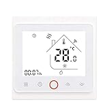 WiFi Raumthemperaturregler Touch Raumthermostat für Fußbodenheizung Display programmierbar LXW-wifi-1002 in weiß