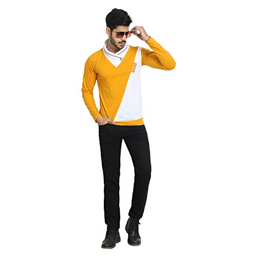 Image of Black Collection Men's Plain Slim Fit Full Sleeve T-Shirt