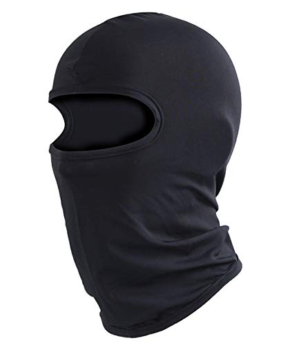 Balaclava Ski Mask Head Mask Full Face Mask Windproof Face Cover Sun Uv Protection Dustproof Scarf Men Women Outdoor Sport Cycling Cap (Black) #TOP5
