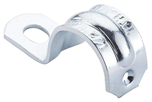 Halex 61505B Emt One Hole Strap 100/Ccp, 1/2 Inch, Silver #TOP3