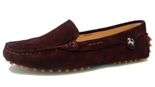 Mocassins en daim femme finis les pieds fatigués avec ces souliers confort