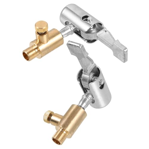 SOESFOUFU Essential Car Pump Accessories 2 Pcs Tire Air Chuck Adapter for Inflation Quick Connect Locking Nozzle for Auto Bike Motorcycle Tires