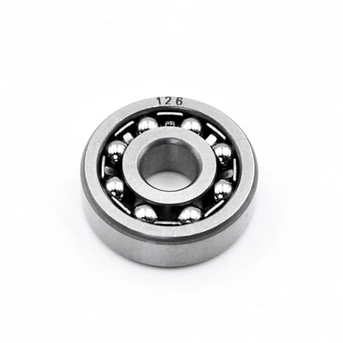 Roulement à billes auto-alignant 126 1026 double rangée 6x19x6mm en lot de 2 pièces