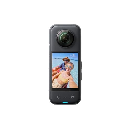 X3 - Action camera impermeabile a 360° con sensori da 1/2 48MP, obiettivo singolo 4K, foto a 360° da 72MP, video HDR attivo a 360° da 5,7K