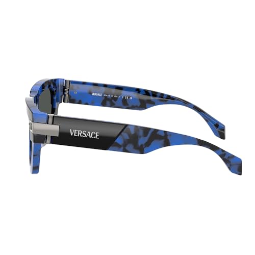 Image of Versace Man Sunglasses Black Frame, Dark Grey Lenses, 55MM