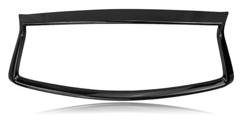 Rejilla del parachoques para Infiniti Q50 2014-2017 en color negro brillante con marco de malla