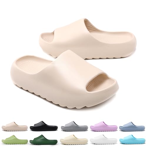 Cloud Slides for Kids,Boys Girls Shower Slippers Bathroom Pool Sandals,Toddler Home House Open Toe Comfy Thick Sole Slippers,Summer Non-Slip Beach Shoes