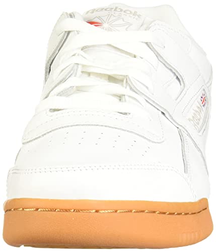 Reebok Reebok Unisex's Workout Plus Classic Shoes, White Carbon Classic Red Reebok Royal Gum, 3UK Child
