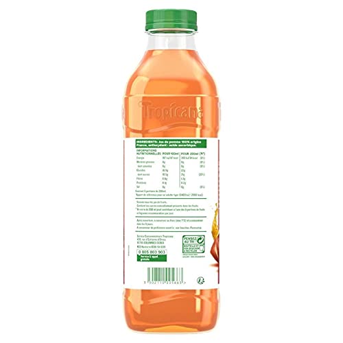 TROPICANA - Pure Premium Pomme Pressee 1L - Lot De 4 - Offre Special